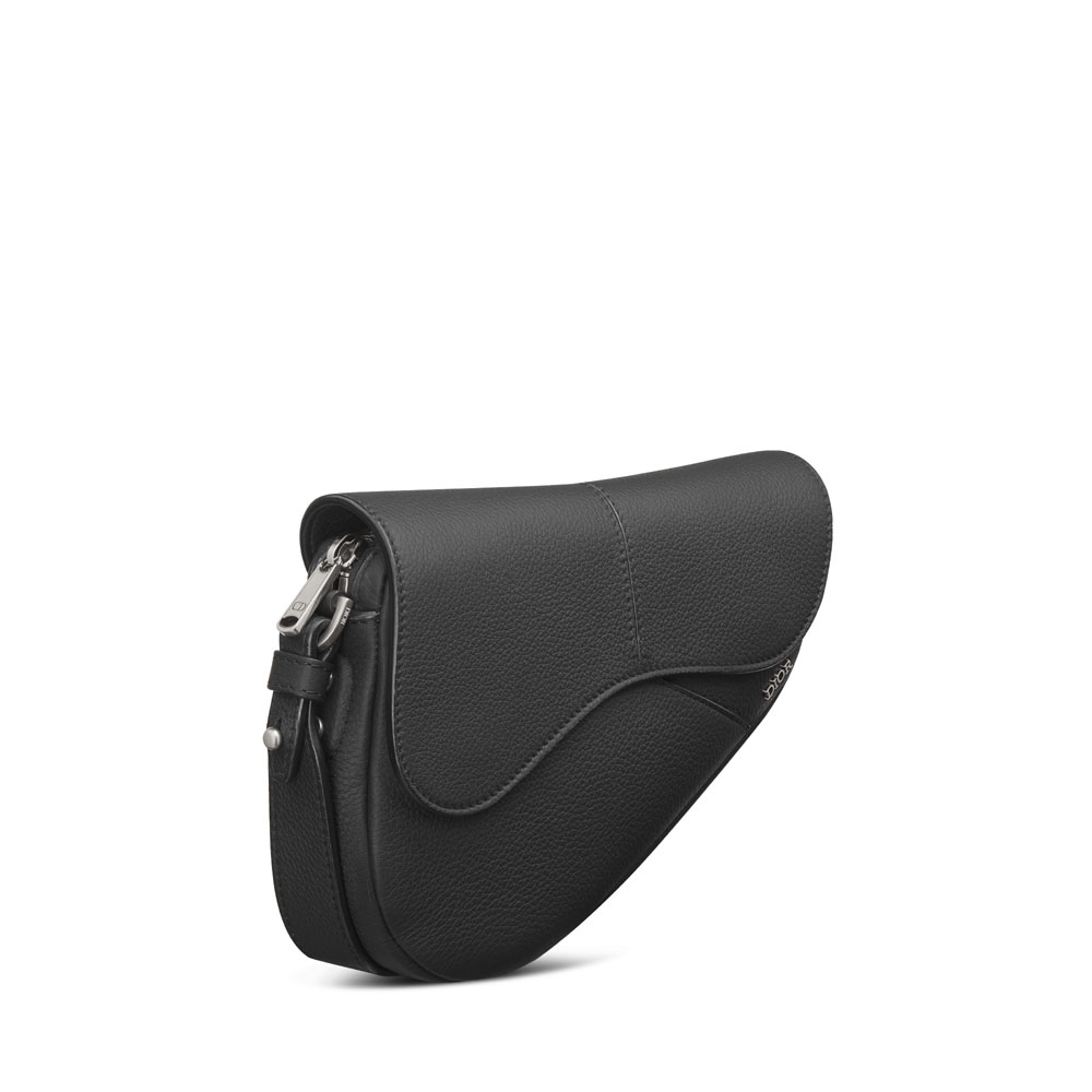 Dior Mini Saddle Bag in Black 2ADCA543KEN H00N: Image 2