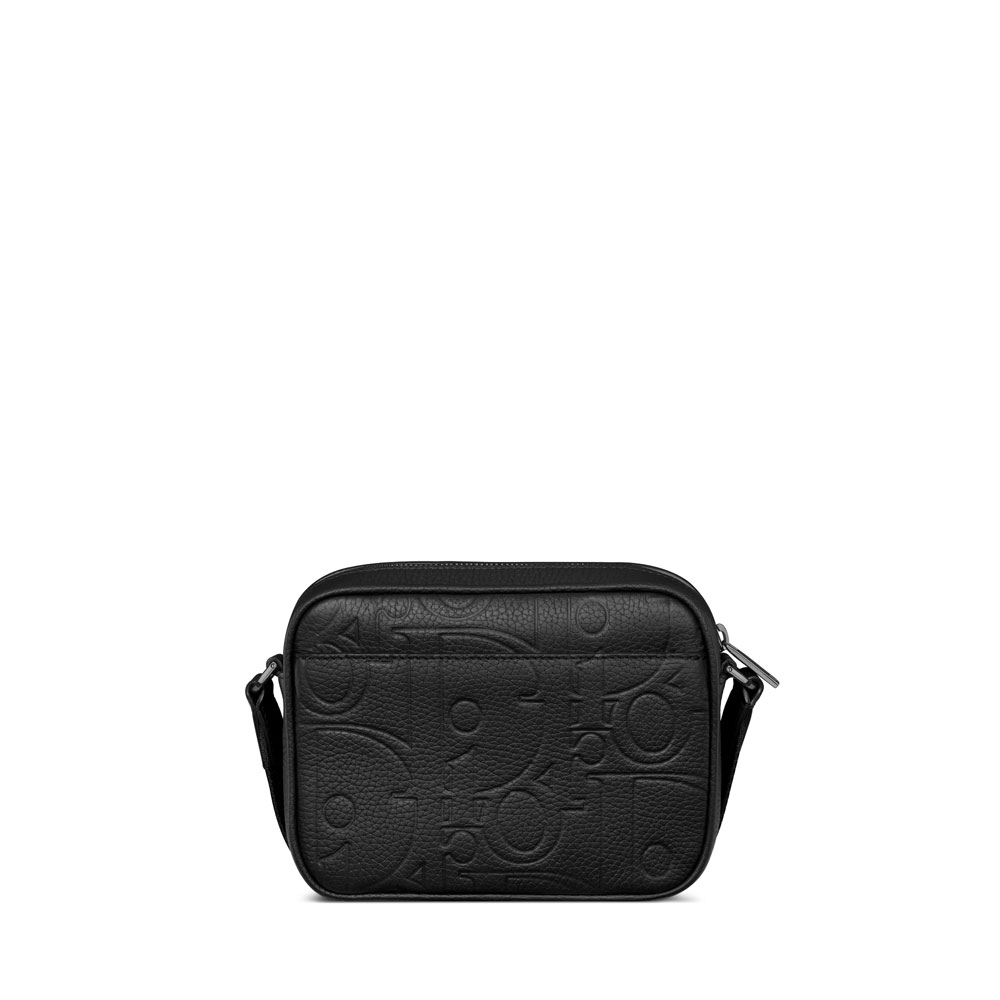 Dior Mini Rider 2.0 Zipped Messenger Bag in Black 2ESWS034LLG H00N: Image 3