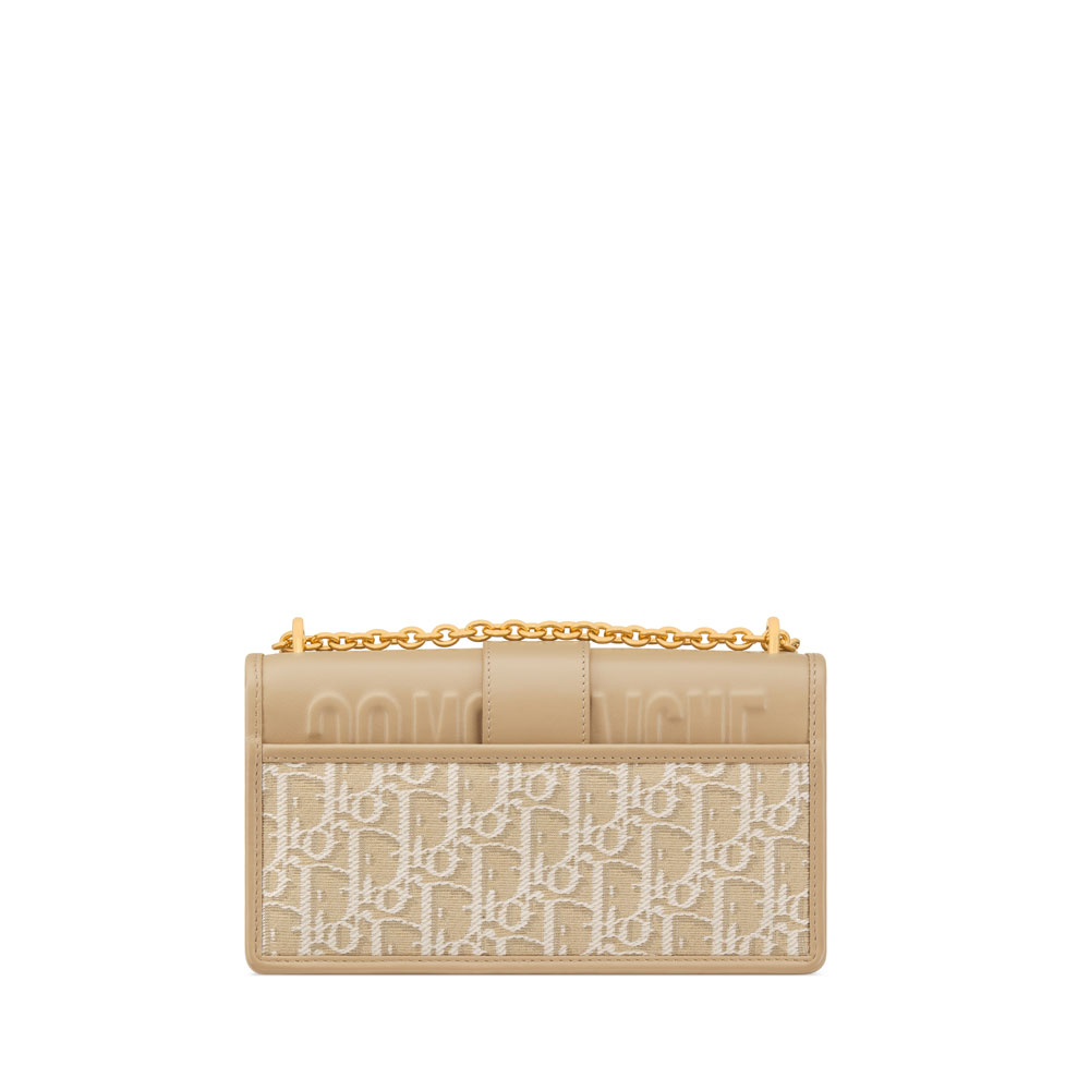 Dior 30 Montaigne East-West Bag with Chain in Natural M9334UDDS M925: Image 3