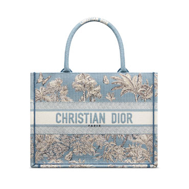Dioriviera Medium Dior Book Tote in Celestial Blue M1296ZEZG M65E