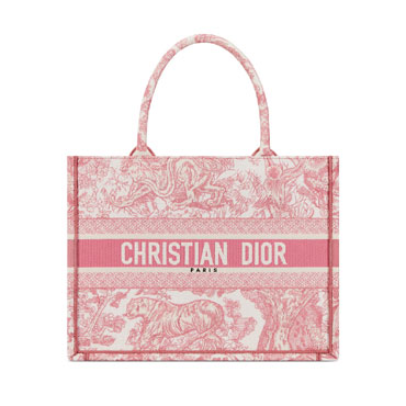 Medium Dior Book Tote in Pink M1296ZTDT M59I