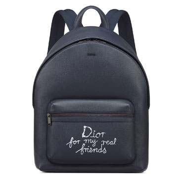 Dior and Hylton Nel Rider 2.0 Zipped Backpack Navy Blue 1ESBA199FRY H56E