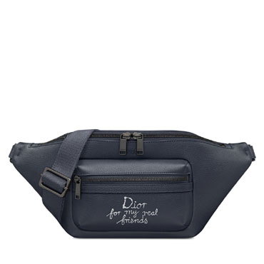 Dior and Hylton Nel Rider 2.0 Belt Bag in Navy Blue 1ESBO077FRY H56E