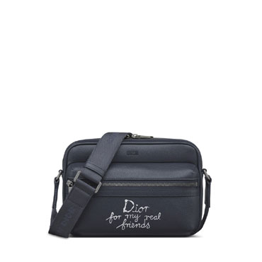 Dior Hylton Nel Rider 2.0 Zipped Messenger Navy Blue 1ESPO340FRY H56E