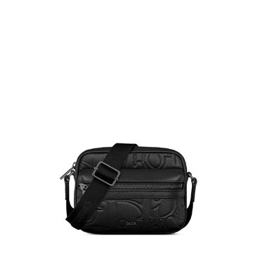 Dior Mini Rider 2.0 Zipped Messenger Bag in Black 2ESWS034LLG H00N