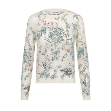 Dior Embroidered Sweater in Multicolor 544S78A4017 X0823