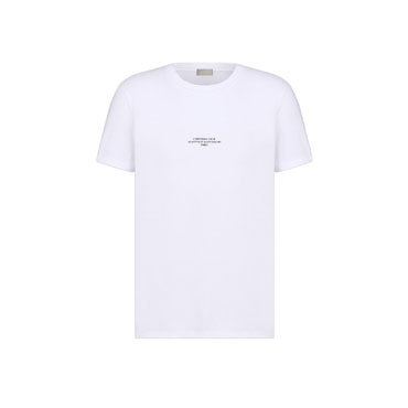 Dior Montaigne T-Shirt Regular Fit in White 593J668D3018 C089