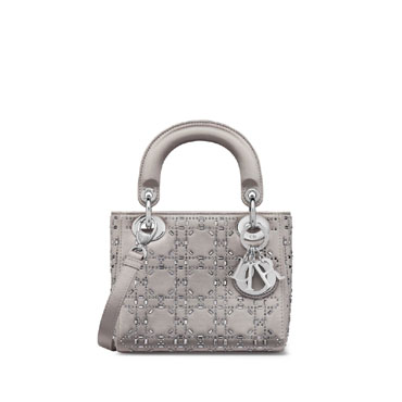 Mini Lady Dior Bag in Gray M0500PRTC M932