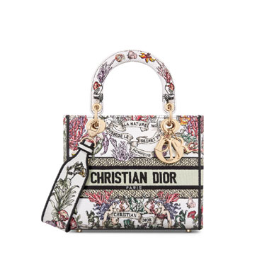 Dior Medium Lady D-Lite Bag in Multicolor M0565OEDS M941