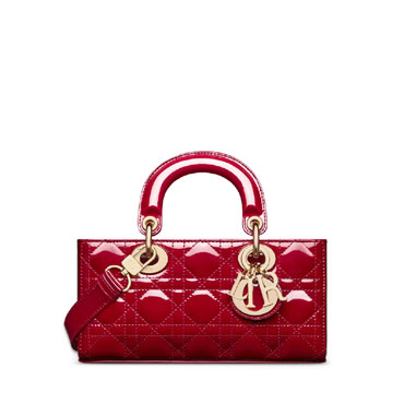 Dior Small Lady D-Joy Bag in Cherry Red M0613OWCB M323