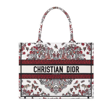 Dioramour Medium Dior Book Tote in Red M1296ZEEI M941