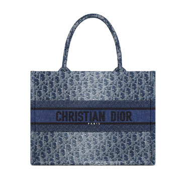 Medium Dior Book Tote in Blue M1296ZEGC M49E