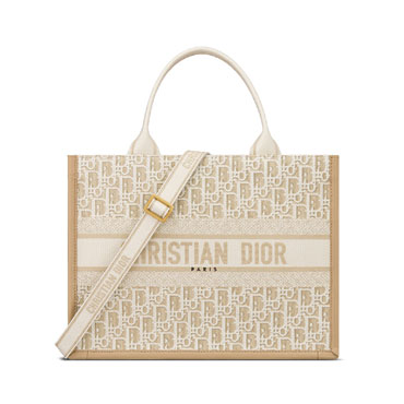 Medium Dior Book Tote in Natural M1324CZBB M925