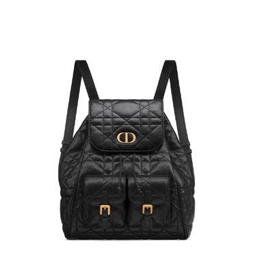 Medium Dior Caro Backpack in Black M6301UNOZ M900
