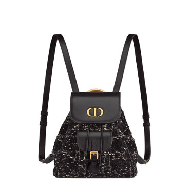 Small Dior Caro Backpack in Black M6302UDFG M911