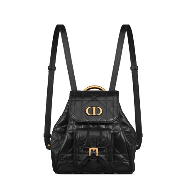 Small Dior Caro Backpack in Black M6302UNOZ M900