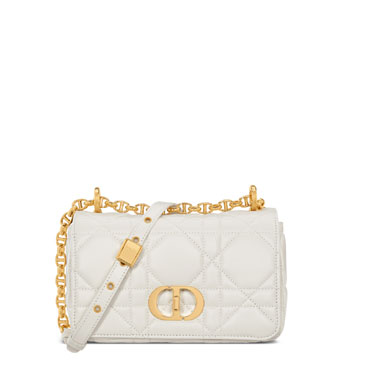 Small Soft Dior Caro Bag in Latte M9252UHPA M030