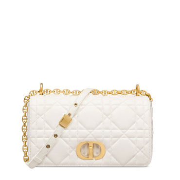 Medium Soft Dior Caro Bag in Latte M9253UHPA M030