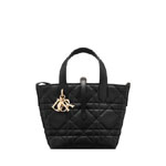 Small Dior Toujours Vertical Tote Bag in Black M2835OSNW M900