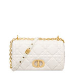 Medium Soft Dior Caro Bag in Latte M9253UHPA M030