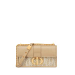 Dior 30 Montaigne East-West Bag with Chain in Natural M9334UDDS M925