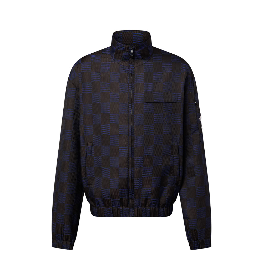 Louis Vuitton Damier Pop Nylon Travel Blouson in Blue 1AFHVQ: Image 1