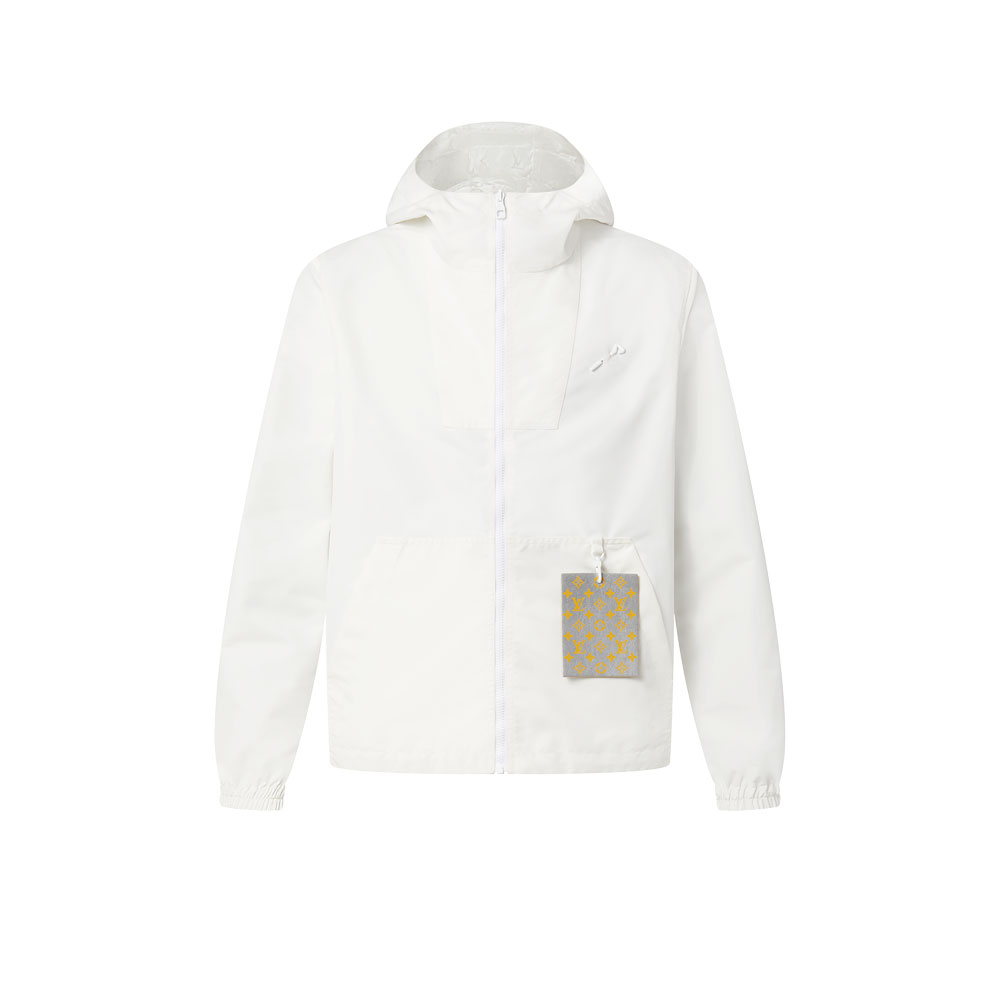 Louis Vuitton Monogram Reversible Nylon Windbreaker in White 1AFRGW: Image 1