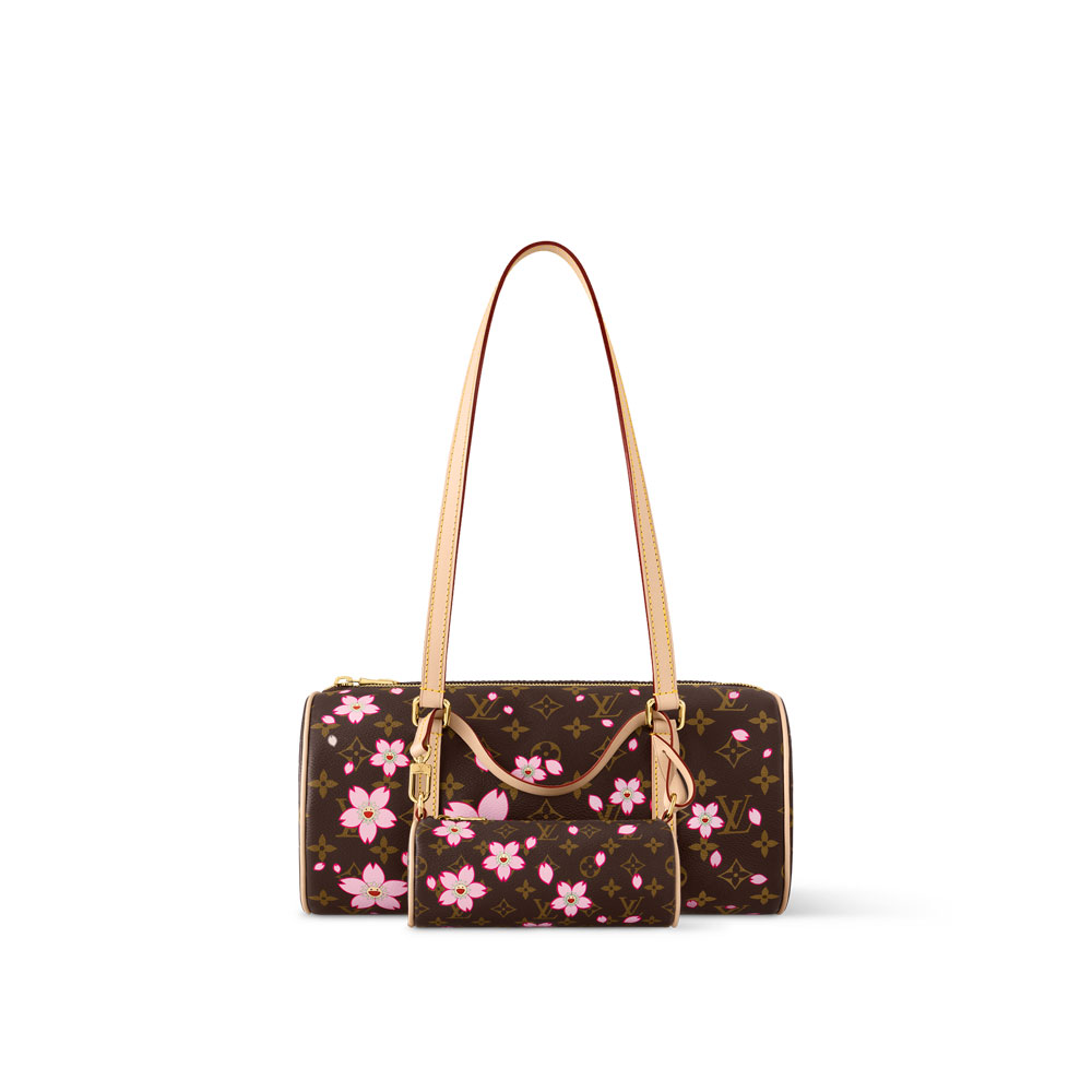 Louis Vuitton Takashi Murakami Papillon Bag Monogram Canvas in Brown M13097: Image 1