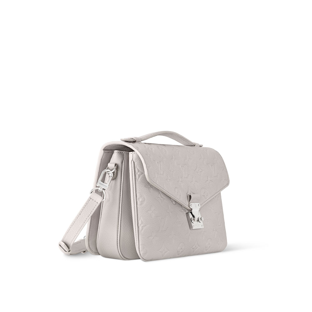 Louis Vuitton Pochette Metis Bag Monogram Empreinte Leather in Grey M13481: Image 2