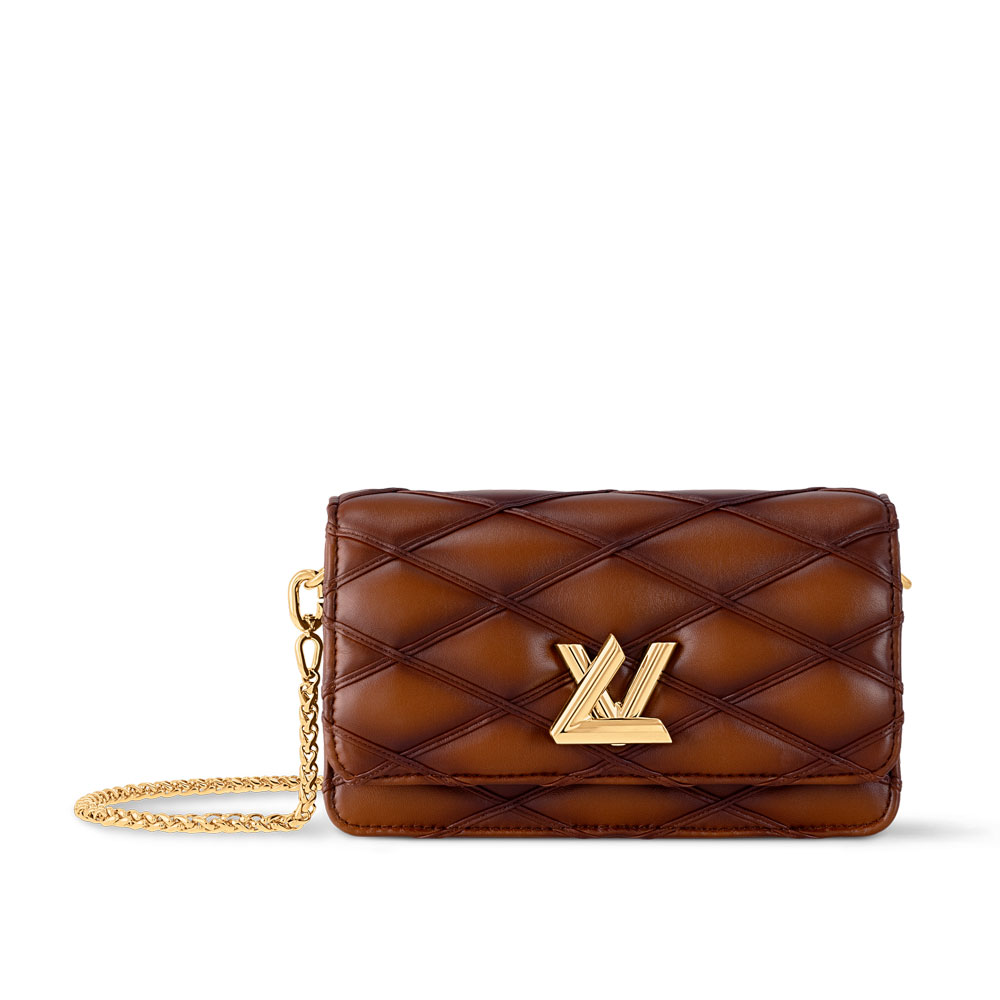 Louis Vuitton Wallet On Chain GO-14 Malletage in Brown M13841: Image 1
