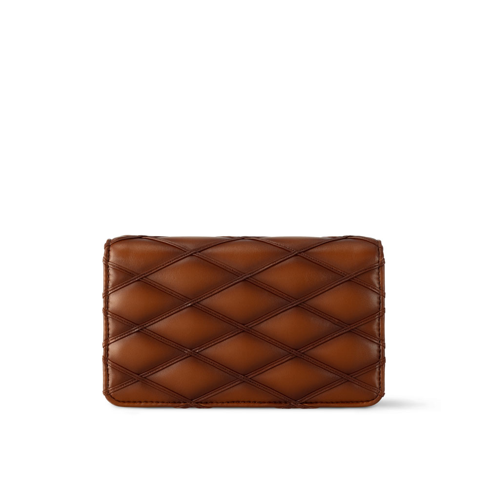 Louis Vuitton Wallet On Chain GO-14 Malletage in Brown M13841: Image 3