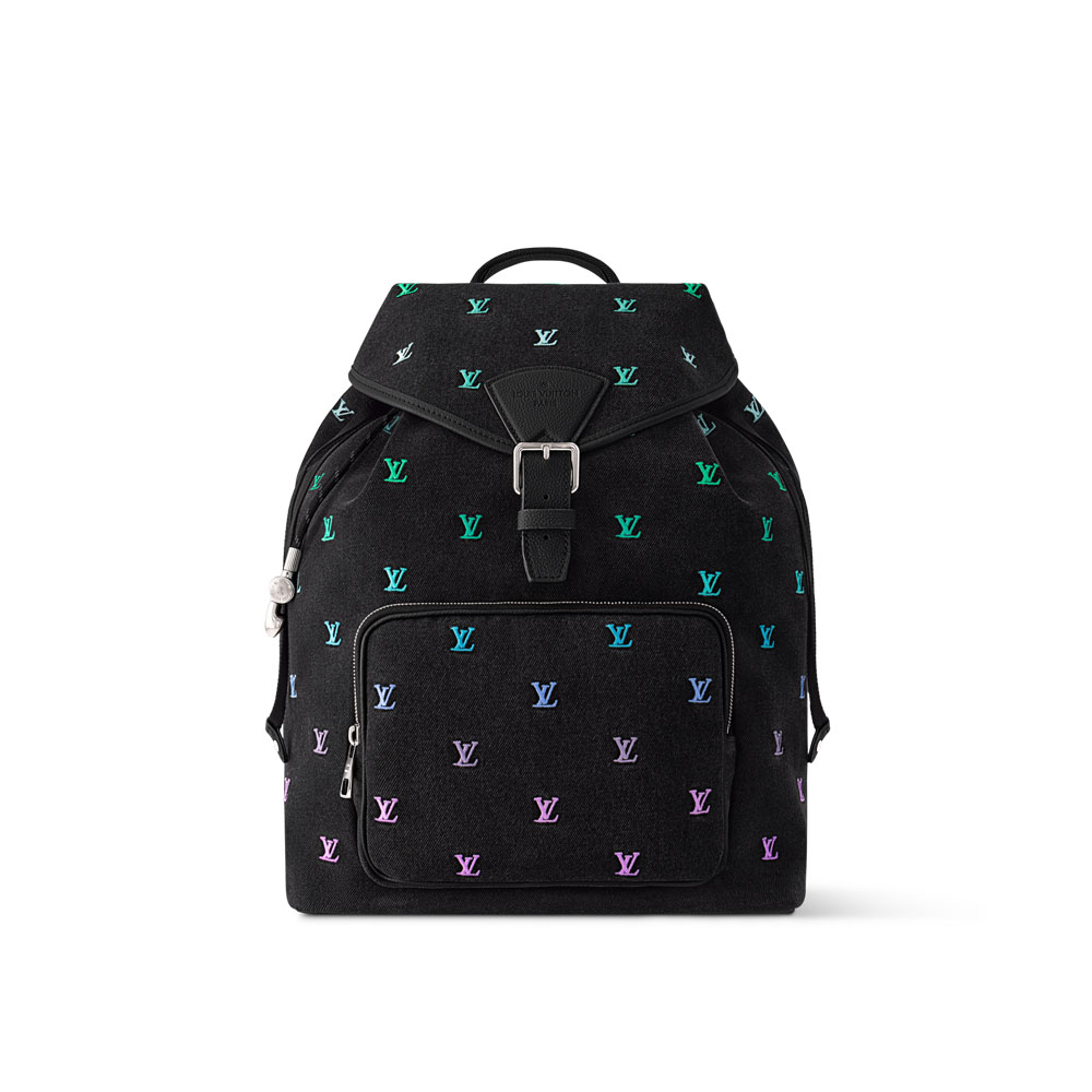Louis Vuitton Montsouris Backpack Monogram in Black M14135: Image 1