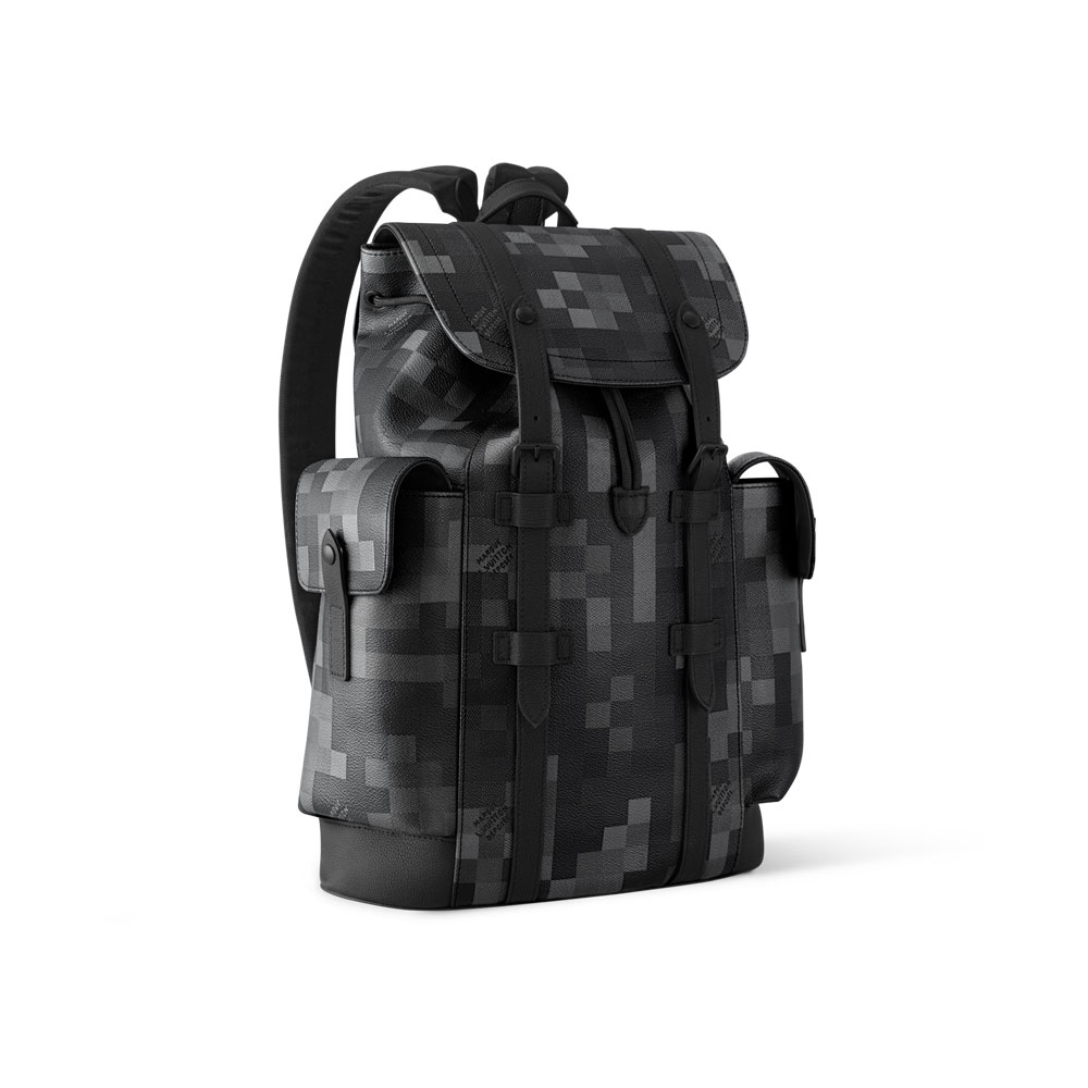 Louis Vuitton Christopher MM D16 in Black M14952: Image 2
