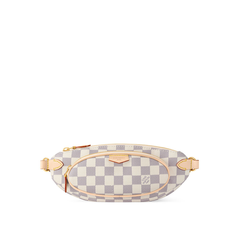 Louis Vuitton Keepit Damier Azur in White N00230: Image 1