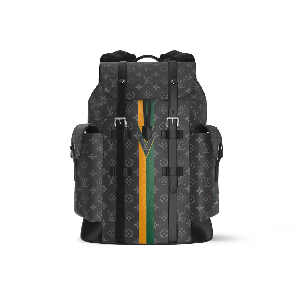 Louis Vuitton Christopher MM Mon Monogram Eclipse Canvas in Black P01959: Image 1