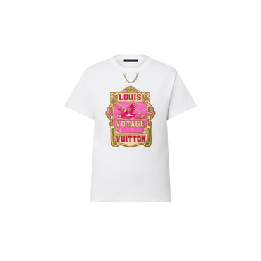 Louis Vuitton Parrot Print T-Shirt in White 1AHIT6