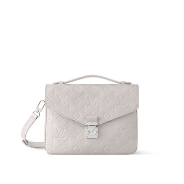 Louis Vuitton Pochette Metis Bag Monogram Empreinte Leather in Grey M13481