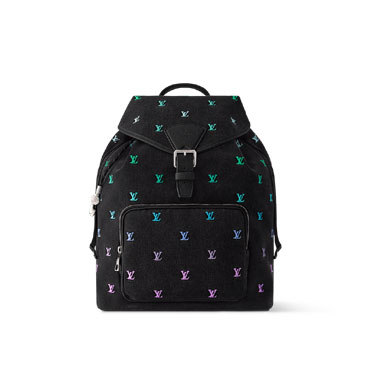 Louis Vuitton Montsouris Backpack Monogram in Black M14135