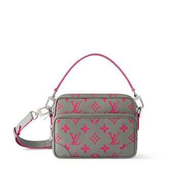 Louis Vuitton Nil Monogram in Grey Pink M15024