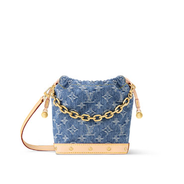 Louis Vuitton Nano Noe Monogram Denim in Blue M83043