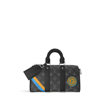 Louis Vuitton Keepall Bandouliere 25 Mon Monogram Eclipse Canvas in Black P01942