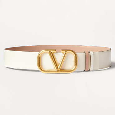 Valentino Reversible Vlogo Signature Belt 40mm in lightpink 6W2T0S11ZFR C34