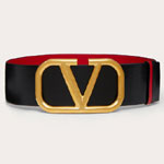 Valentino Reversible Vlogo Signature 70mm Belt in Red 3W2T0S10ZFR 0SM