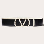 Valentino Vlogo Signature Reversible 40mm Pearls Belt 3W2T0S11ZKH L60