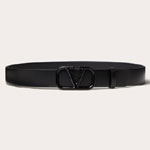 Valentino Vlogo Signature Belt 30mm in Black 5W2T0X49TJE 0NO